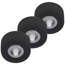 3pz Rullo Pinch Plastica Riutilizzabile per Audio Videoregistratore Uso Radio Nero Recorder price