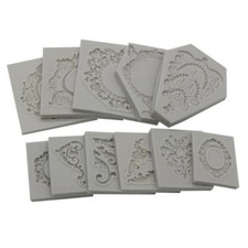Stampo per fondente in silicone a rilievo stile europeo decorazione torte bordo pasta di zucchero stampo Relief Paste price