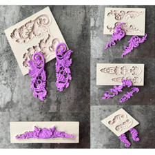 Stampo per fondente in silicone vintage rilievo decorazione torte barocche stampo pasta di zucchero Relief Paste price