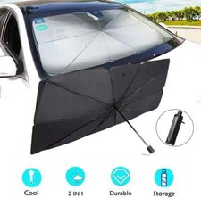 PARASOLE ANTERIORE 2IN1 TENDINA OMBRELLO PER AUTO PIEGHEVOLE PARABREZZA 140X70 Parasole price