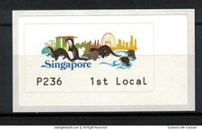 SINGAPORE 2025 LONTRA (2024) MACCHINA POPDROP ETICHETTA FRAMA N. P236 1° MINT... Etichetta Macchina price