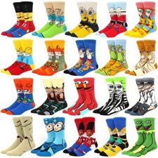 Calze lunghe da lavoro casual moda ragazzo uomo cotone calde novità cartone animato 8-12 Calze Ragazzo price