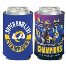 LOS ANGELES RAMS SUPER BOWL LVI CHAMPIONS PORTABOTTIGLIE COOZIE REFRIGERATORE Biberon Coolers price