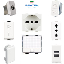 Frutti Elettrici Matix compatibili Bticino presa usb tv schuko pulsante placche Interruttori price