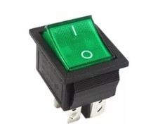 interruttore bipolare a bilanciere ON-OFF 250V 16A 32x25mm luminoso Interruttori price