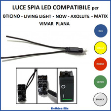 spia led 220v bianca blu rossa verde per interruttori bticino living Interruttori price