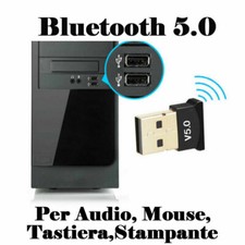 ADATTATORE BLUETOOTH 5.0 USB RICEVITORE Trasmettitore Wireless chiavetta Mouse Wireless Adattatore price
