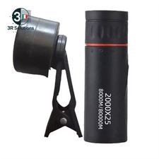 Telescopio Monoculare HD 2000X25 Compatto Portatile Viaggi Birdwatching Binocoli price