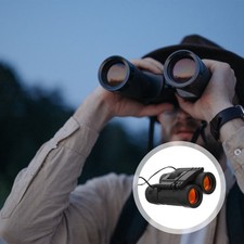 1 Paio Binocolo Piccolo per Bird Watching Durevole ABS Nero Compatto Binocoli price