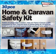 Kit Sicurezza 30 Pezzi Casa e Caravan Neonati/Bambini - Copri Presa Porta Serrature e Protezioni Set Sicurezza Bebè price