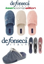 ★ DE FONSECA PANTOFOLE PIANELLE INVERNALI DONNA RAGAZZA CIABATTE VARI COLORI ★ Pantofole Ragazza price