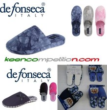 de fonseca PANTOFOLE PIANELLE DA DONNA RAGAZZA CIABATTE 4 STAGIONI FANTASIA Pantofole Ragazza price