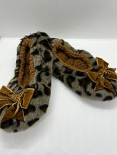 ciabatte pantofole donna ragazza peluche pelo suola morbida casa maculate 35/37 Pantofole Ragazza price