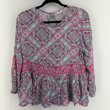 Camicetta peplo ricamata festa babydoll garzata media donna colorata contadina Camicia Bebè price