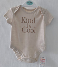 Body neonato unisex beige slogan manica corta jersey cotone gilet Undershirt Bebè price