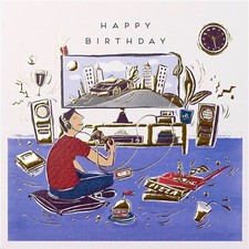 Biglietto Buon Compleanno Giochi Computer Gioco Ragazzi Figlio Nipote Fratello Nipote Computer Games price