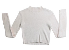Maglione Brandy Melville John Galt bambino rosa ritagliato a costine finto collo OS Y2K Maglione Bebè price