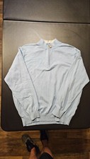 Maglione pullover Peter Millar 1/4 zip uomo XL bambino blu misto cashmere/pima/seta Maglione Bebè price