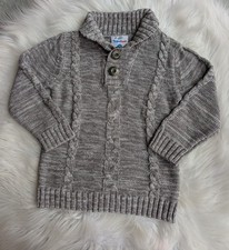 Carino Maglione Bambino Maglia Cavo | Pullover Topolino Grigio Caldo con Bottoni Tg 104 Maglione Bebè price