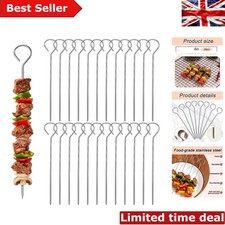 Spiedini per barbecue in metallo 15 cm - 24 pezzi spiedini riutilizzabili per forni e friggitrici ad aria Fryers price