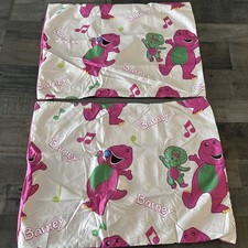 Federa cuscino Barney il dinosauro viola e baby bop finta x2 Cuscino e federa bebè price