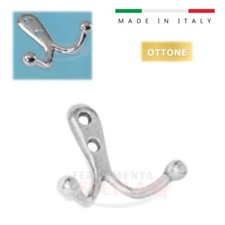 GANCIO GANCI PARETE BAGNO CUCINA CROMO LUCIDO APPENDINO APPENDIABITI 40x19x50 mm Ganci bagno price