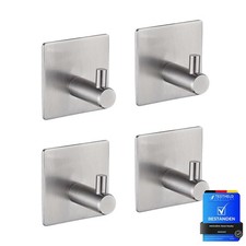 Ibergrif MK34251A Ganci autoadesivi resistenti per bagno o cucina 4 pezzi colore Ganci bagno price