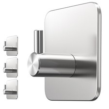 Porta Asciugamani Bagno 4 Pezzi Ganci Adesivi in Acciaio Inox Ganci per Ganci bagno price