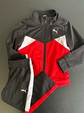 Set tuta da ginnastica PUMA taglia 24 mesi nero/rosso/bianco Tracksuit Bebè price