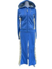 Vintage Y2K RARO ROXY bambino blu limone tuta pantaloni a vita bassa (S) giacca zip (M) Tracksuit Bebè price