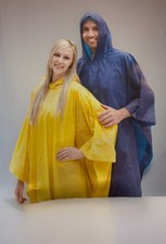 Poncho pioggia viaggio emergenza Cloud Nine con cappuccio NUOVO blu navy unisex cappotto attrezzatura Impermeabili e poncho outdoor price