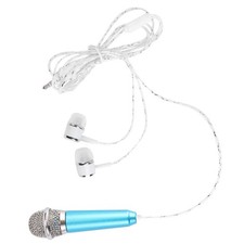 Mini microfono karaoke mini telefono microfono con cuffie per IOS (blu cielo) Karaoke Microphone price