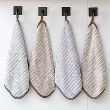 Asciugamani Cucina Bambù Carbone Confezione da 2 - Pannotti Senza Pelucchi Resistenti all'Olio Cucina Towel price