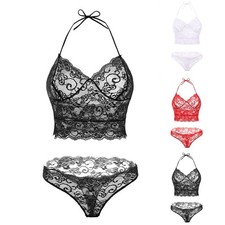 Intimo Reggiseno Set Donna Slip Pizzo Donna 1 Reggiseno+1 Mutandine Traspirante Set Intimo Donna price