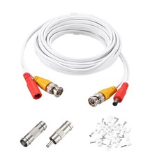 Cavo Alimentazione Video BNC 3m/10ft per Telecamere di Sicurezza Bianco Telecamera di Sicurezza Cavo price