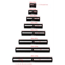 Piastra di montaggio a coda di rondine 45mm-240mm nera completamente in metallo per telescopi astronomici Telescopes price