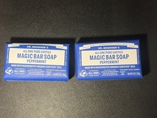 Dr. Bronner’s Peppermint Natural Magic Sapone da Bar Biologico 5 Oz - Confezione da 2 Soap Bebè price