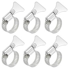 6Pz Morsetto per Tubo Ingranaggio a Verme, 14-27mm Tipo Chiave Regolabile Morsetto in Acciaio Inox Clamp price