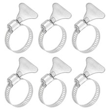 6Pz Morsetto per Tubo Ingranaggio a Verme, 19-29mm Tipo Chiave Regolabile Morsetto in Acciaio Inox Clamp price