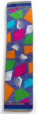 Sciarpa seta vintage Missoni multicolore geometrica astratta designer Artsy Italy Scarf price