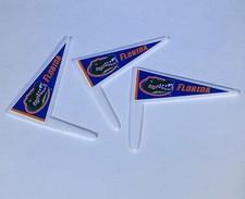 Dozzina Florida Gators Cupcake Picks Bandiere Pennant College Cake Toppers Dz Flags & Pennants price