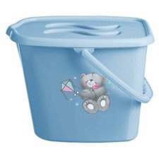 Pattumiera secchio secchio + coperchio 12L orso blu Pannolino Pail price