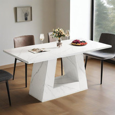 Tavolo da pranzo finto marmo bianco moderno tavolo da cucina per sala da pranzo Set Executive Mobili price