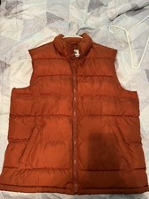 Gilet imbottito Old Navy uomo XL arancione impermeabile full zip finto collo NUOVO Gilet outdoor price