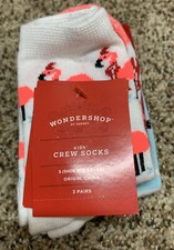 Calze Wondershop Crew Bambina. 3 paia. Taglia: S (taglia scarpa: 5,5-8,5). Set Calze Ragazza price