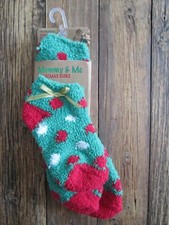 Calze natalizie mamma e me coppia abbinate peluche adatte a donna 5-10 e bambina 6-10 Set Calze Ragazza price