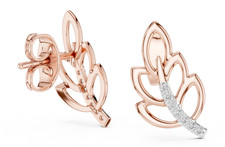 Orecchini a grappolo con proposta di diamanti naturali rotondi certificati in... Orecchini con diamanti price