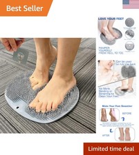 Tappetino Scrubber Piedi Doccia Lavatrice Schiena Esfoliante Bagno Lavaggio Pad Parete S... Foot Towel price