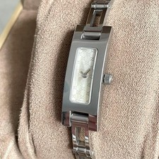 Orologio GUCCI 3900L Argento Quadrante GG Catena Bracciale Usato Shahmeran Bracciale price