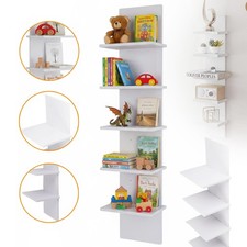 Scaffale a muro libreria 5 piani supporto a parete scaffale ad angolo scaffale da cucina scaffale sospeso Ufficio Shelving price